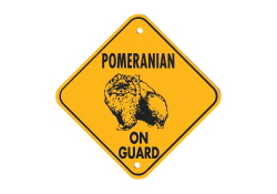 pomeranian guard pomeranian on guard ミニアルミサイン ポメラニアン pomeranian guard pomeranian on guard ミニアルミサイン ポメラニアン