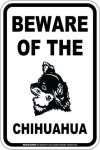画像3: [MAGSIGN] チワワ 注意 英語 マグネット＆ステッカー BEWARE OF THE CHIHUAHUA 車/屋外用 日本製 (3)