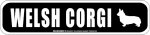 画像2: WELSH CORGI [MAGSIGN] アメリカ道路ストリート標識 マグネット＆ステッカー：ウェルシュコーギー (2)