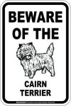 画像2: [MAGSIGN] ケアーンテリア 注意 英語 マグネット＆ステッカー BEWARE OF THE CAIRN TERRIER 車/屋外用 日本製 (2)
