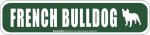 画像1: FRENCH BULLDOG [MAGSIGN] アメリカ道路ストリート標識 マグネット＆ステッカー：フレンチブルドッグ (1)