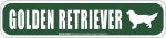 画像1: GOLDEN RETRIEVER [MAGSIGN] アメリカ道路ストリート標識 マグネット＆ステッカー：ゴールデンレトリーバー (1)