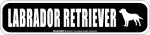 画像2: LABRADOR RETRIEVER [MAGSIGN] アメリカ道路ストリート標識 マグネット＆ステッカー：ラブラドールレトリーバー (2)