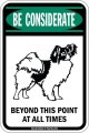 BE CONSIDERATE