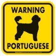 画像2: [MAGSIGN] WARNING PORTUGUESE マグネット＆ステッカー：ポーチュギーズ(ホワイト/イエロー/オレンジ) 注意 英語 正方形 車＆屋外用(防水性/耐光性) 日本製 (2)