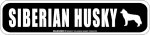 画像2: SIBERIAN HUSKY [MAGSIGN] アメリカ道路ストリート標識 マグネット＆ステッカー：シベリアンハスキー (2)
