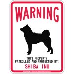 画像3: [MAGSIGN] SHIBA INU 注意 英語 WARNING 警告/保護/警戒 車 屋外用 マグネット＆ステッカー 日本製：柴犬 (3)