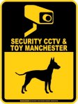 画像1: トイマンチェスター＆防犯カメラ 監視 警戒中 英語 マグサイン(マグネット/ステッカー)：SECURITY CCTV ＆ TOY MANCHESTER [MAGSIGN] (1)