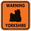 画像3: [MAGSIGN] WARNING YORKSHIRE マグネット＆ステッカー：ヨークシャー/フルコート(ホワイト/イエロー/オレンジ) 注意 英語 正方形 車＆屋外用(防水性/耐光性) 日本製 (3)