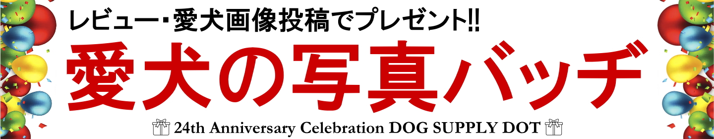レビュー・愛犬画像投稿でプレゼント!!愛犬の写真缶バッチ