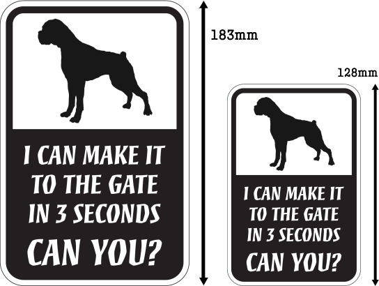 CAN YOU?マグネットサイン:ボクサー