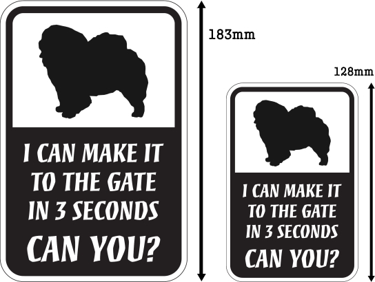 CAN YOU?マグネットサイン:チャウチャウ