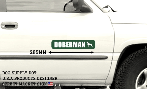 DOBERMAN ストリートマグネットサイン:ドーベルマン