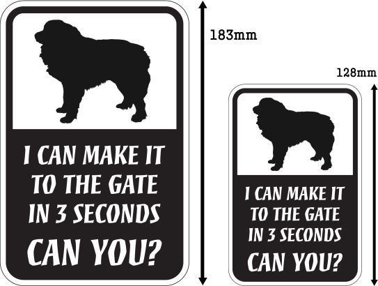 CAN YOU?マグネットサイン:グレートピレニーズ