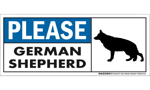 ジャーマンシェパード,マグネット,犬,車,バンパーステッカー,英語,喜ばせる,満足させる,PLEASE,GERMAN SHEPHERD,強粘着ステッカー,屋外,防水性能,耐水性,耐光性,耐候性,日本製