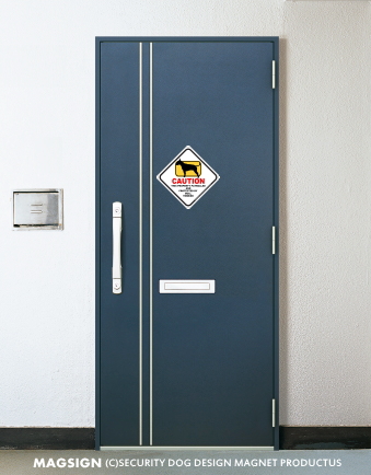ブルテリア,注意,英語,マグネット,私有地,警備監視中,CAUTION,BULLTERRIER